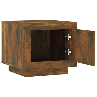 Coffee Table Smoked Oak 51x50x45 cm Engineered Wood