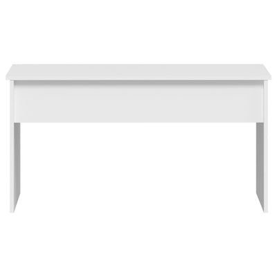Coffee Table White 102x50.5x52.5 cm Engineered Wood