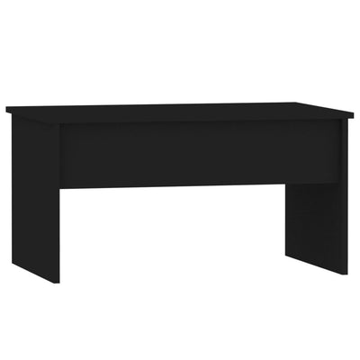 Coffee Table Black 80x50.5x41.5 cm Engineered Wood