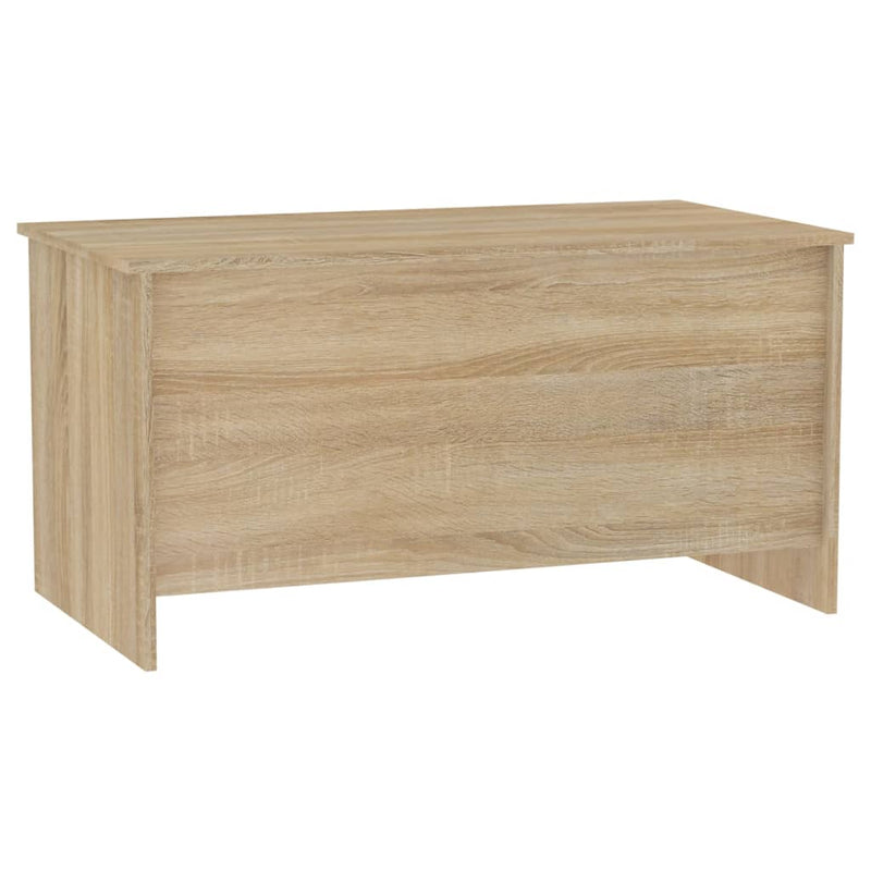 Coffee Table Sonoma Oak 102x55.5x52.5 cm Engineered Wood