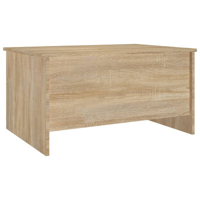 Coffee Table Sonoma Oak 80x55.5x41.5 cm Engineered Wood
