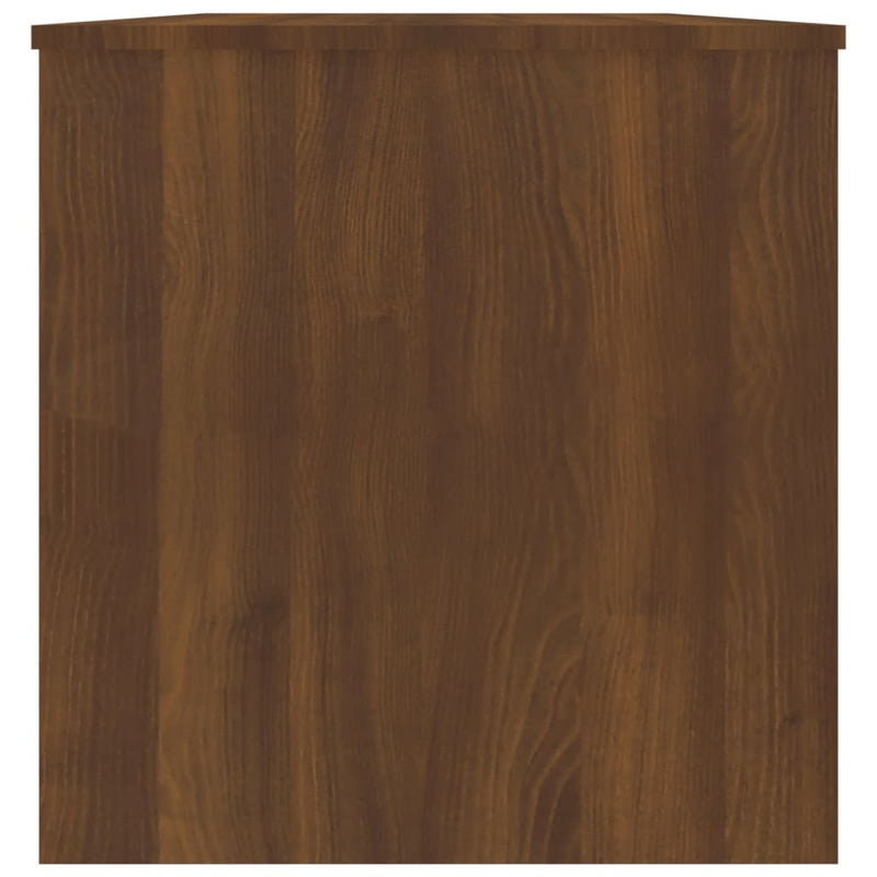 Coffee Table Brown Oak 102x50x52.5 cm Engineered Wood
