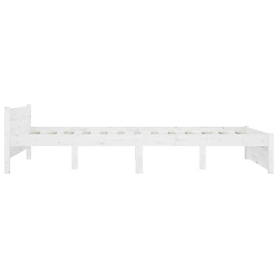 Bed Frame with Drawers White 153x203 cm Queen Size