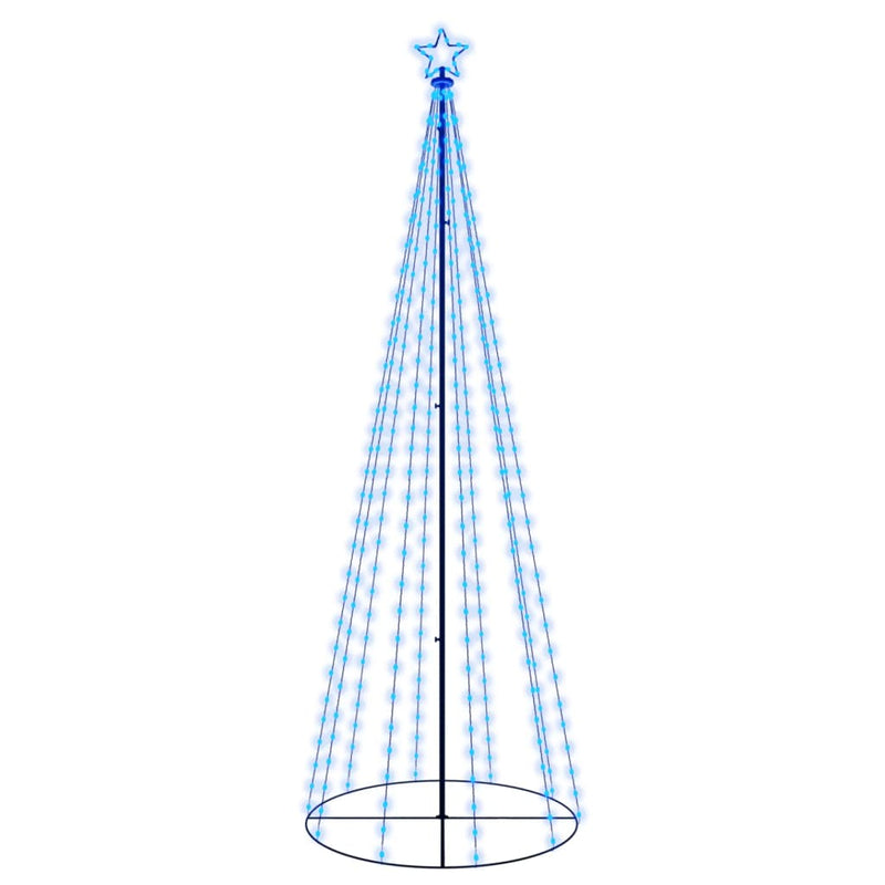 Christmas Cone Tree Blue 310 LEDs 100x300 cm