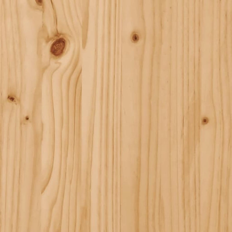 Coffee Table White 41x41x48.5cm Engineered Wood&Solid Wood Pine