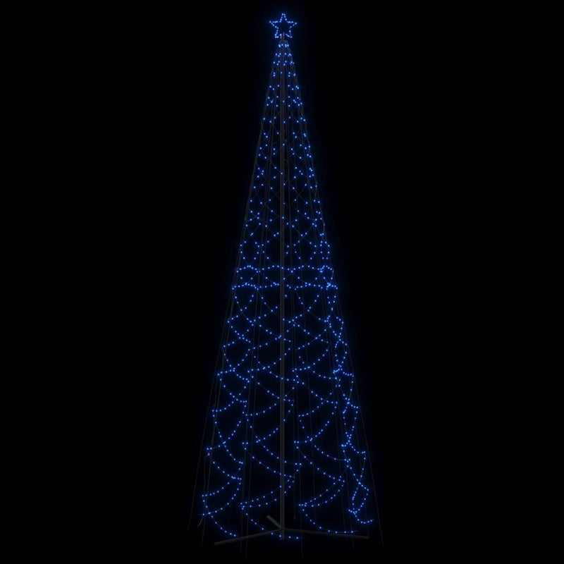 Christmas Cone Tree Blue 1400 LEDs 160x500 cm