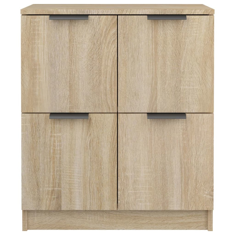 Sideboards 2 pcs Sonoma Oak 60x30x70 cm Engineered Wood