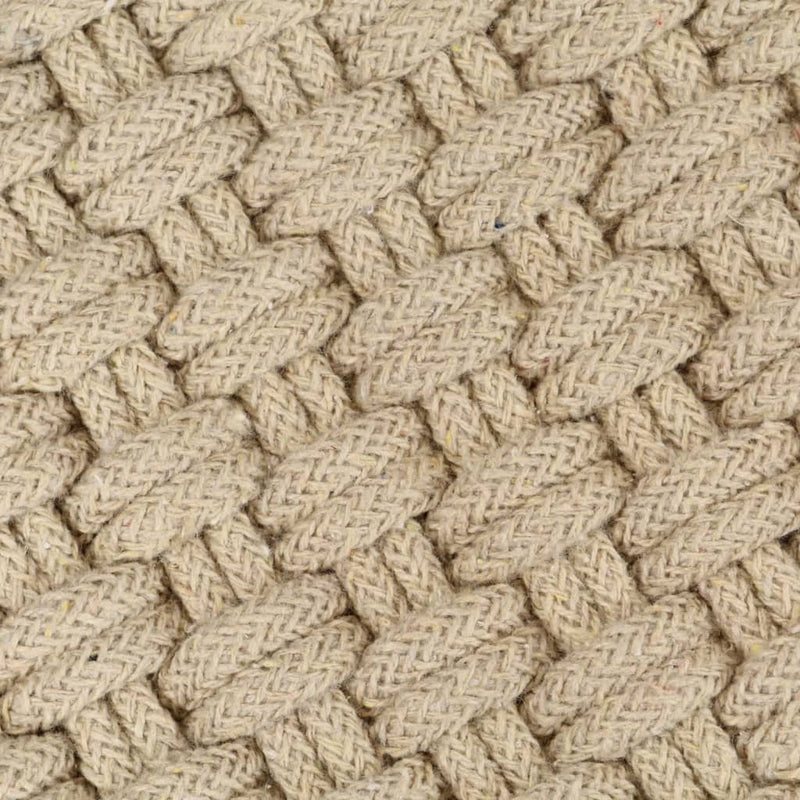 Rug Rectangular Natural 160x230 cm Cotton