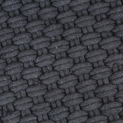 Rug Rectangular Anthracite 180x250 cm Cotton