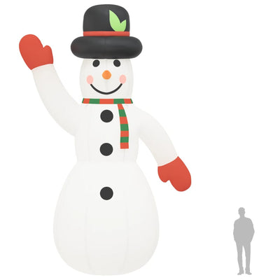 Christmas Inflatable Snowman with LEDs 805 cm