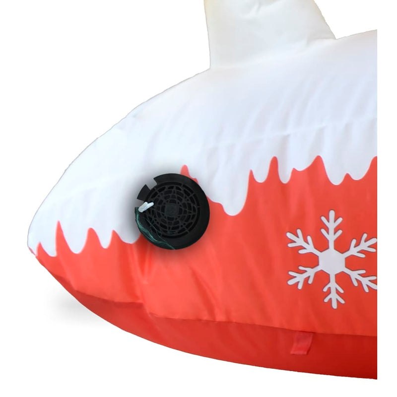 Christmas Inflatable Santa and Reindeer Decoration LED 145 cm