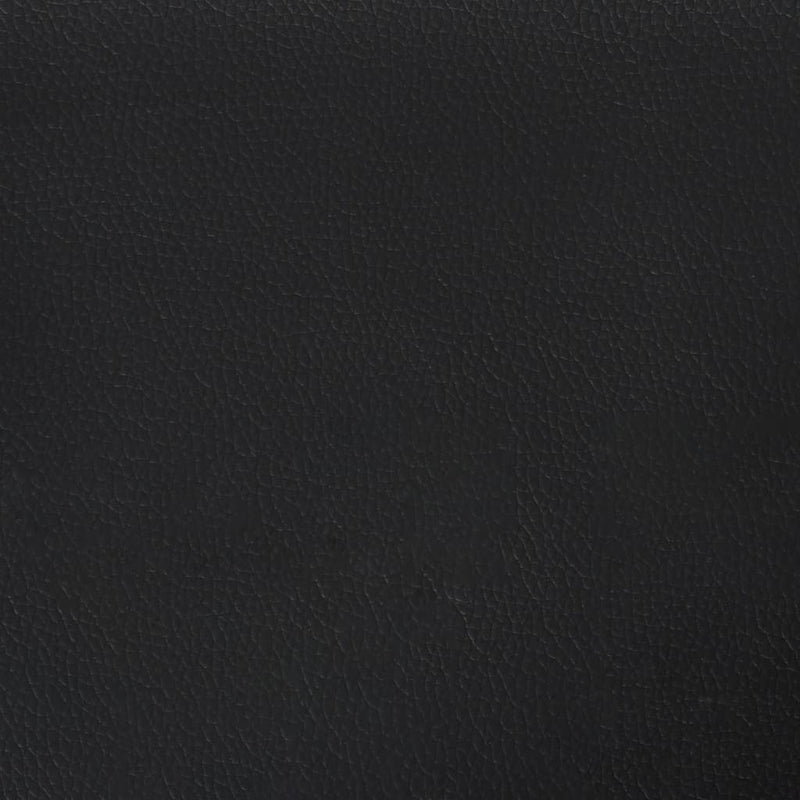 Pocket Spring Bed Mattress Black 107x203x20 cm Super Single Faux Leather