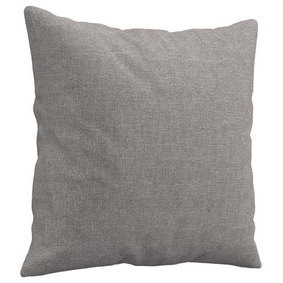 Throw Pillows 2 pcs Light Grey 40x40 cm Fabric