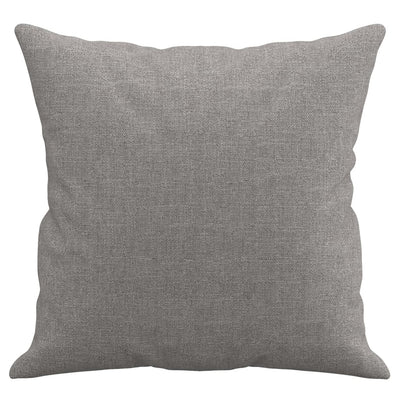 Throw Pillows 2 pcs Light Grey 40x40 cm Fabric