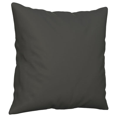 Throw Pillows 2 pcs Dark Grey 40x40 cm Microfibre Fabric