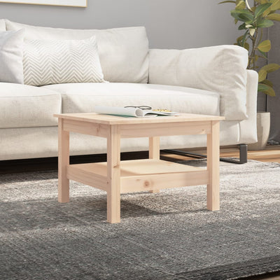 Coffee Table 55x55x40 cm Solid Wood Pine