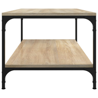 Coffee Table Sonoma Oak 80x50x40 cm Engineered Wood