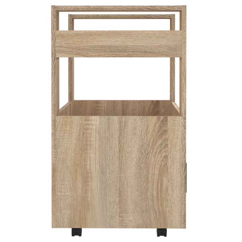 Kitchen Trolley Sonoma Oak 60x45x80 cm Engineered Wood