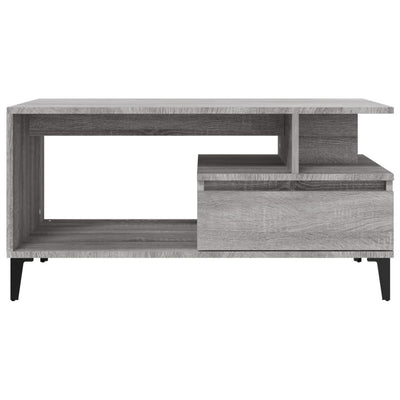 Coffee Table  Grey Sonoma 90x49x45 cm Engineered Wood