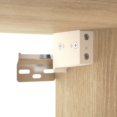 Wall Shoe Cabinet Sonoma Oak 100x35x38 cm Engineered Wood