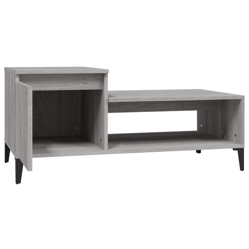Coffee Table Grey Sonoma 100x50x45 cm Engineered Wood
