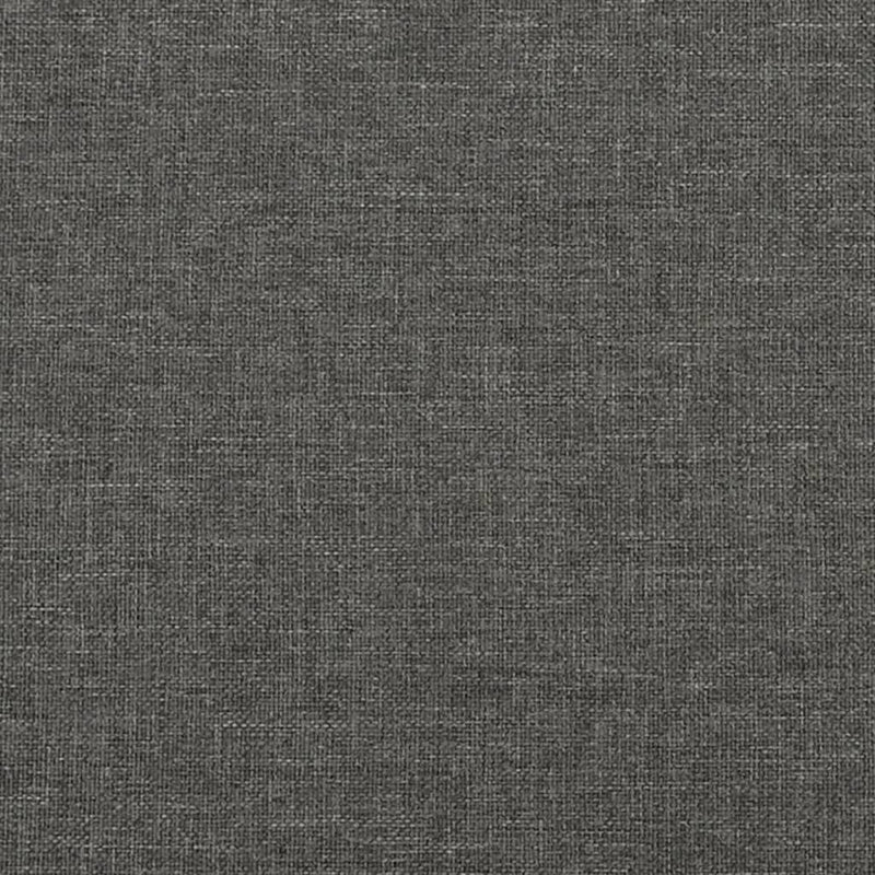 Box Spring Bed Frame Dark Grey 152x203 cm Queen Fabric