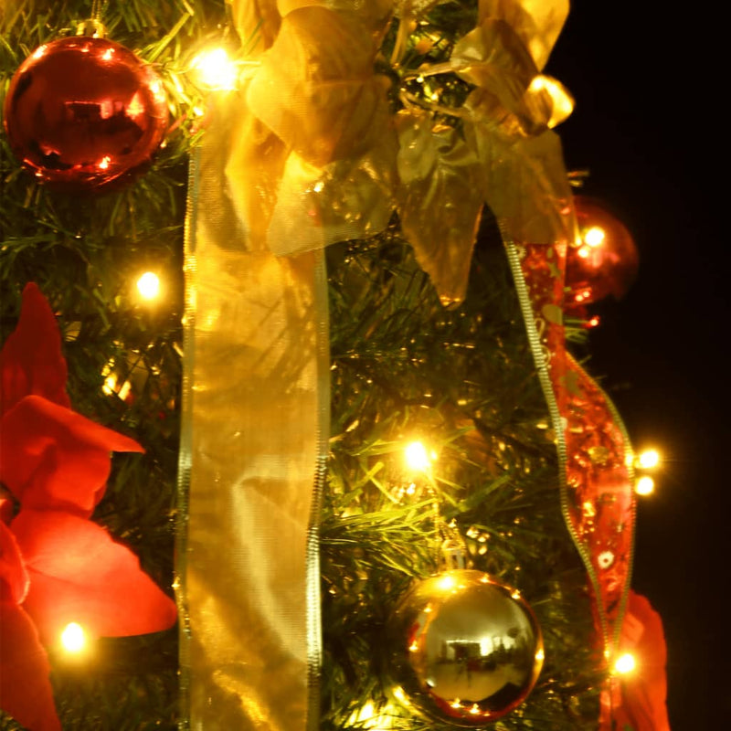 Artificial Christmas Tree Pop-up 150 LEDs Green 180 cm