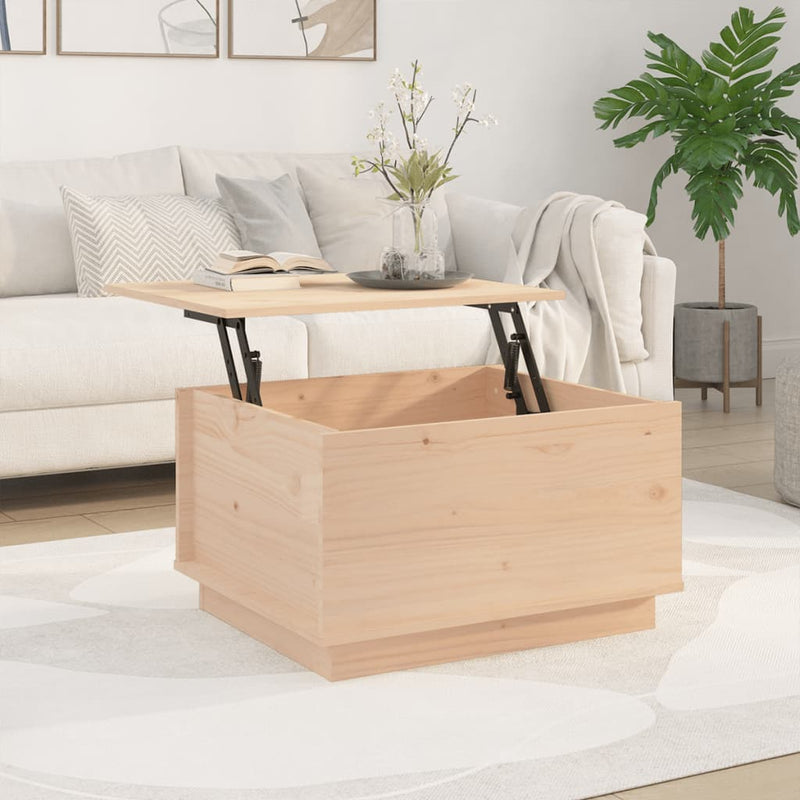 Coffee Table 60x50x35 cm Solid Wood Pine