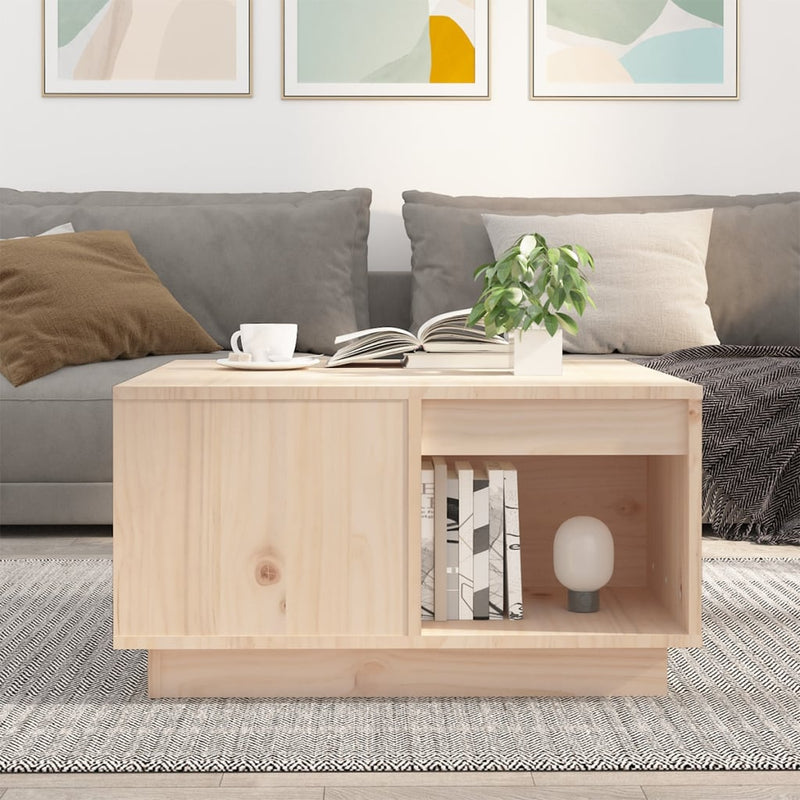 Coffee Table 60x61x32.5 cm Solid Wood Pine