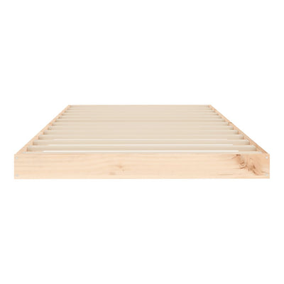Bed Frame 92x187 cm Solid Wood Pine Single Size