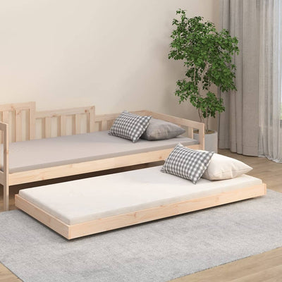 Bed Frame 92x187 cm Solid Wood Pine Single Size