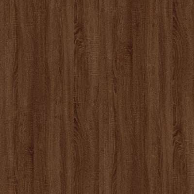 Coffee Table Brown Oak 80x50x40 cm Engineered Wood