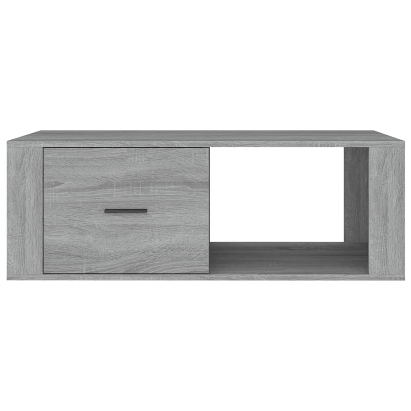 Coffee Table Grey Sonoma 100x50.5x35 cm Engineered Wood