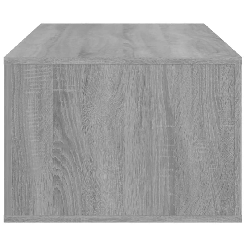 Coffee Table Grey Sonoma 100x50.5x35 cm Engineered Wood