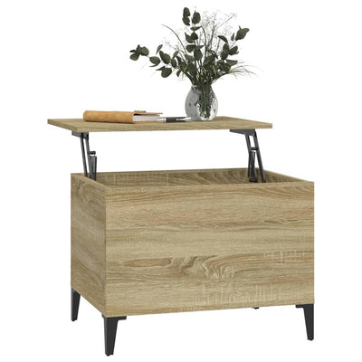 Coffee Table Sonoma Oak 60x44.5x45 cm Engineered Wood