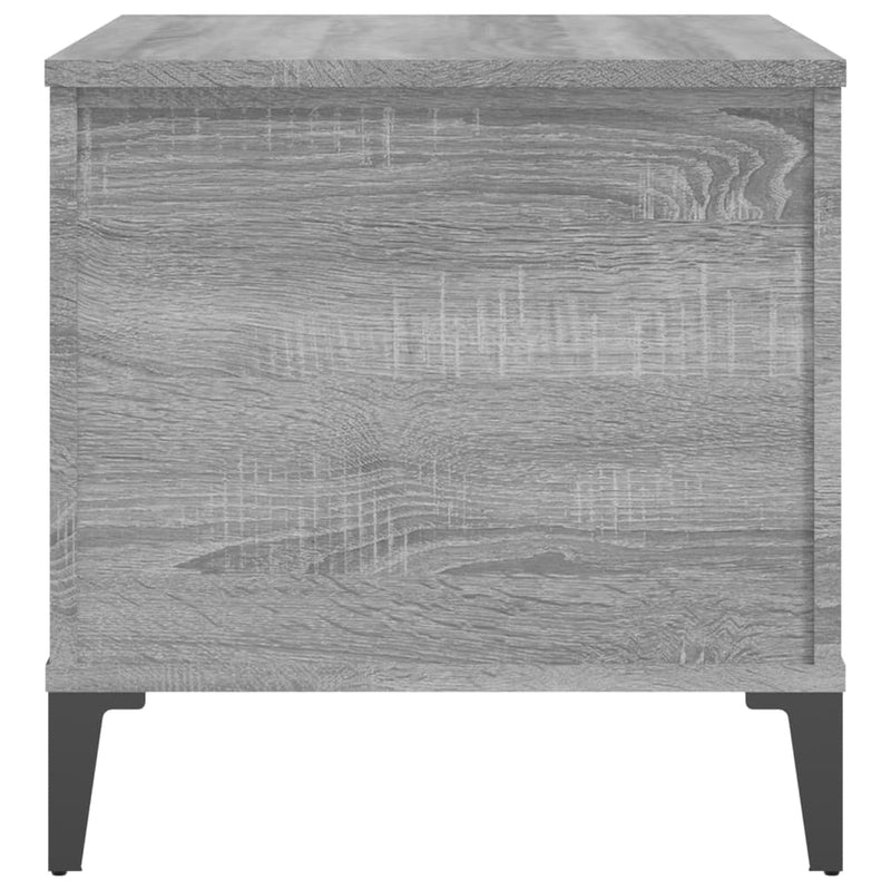 Coffee Table Grey Sonoma 60x44.5x45 cm Engineered Wood