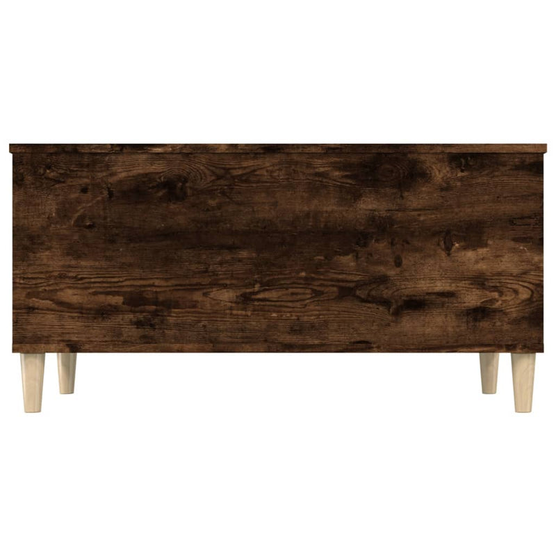 Coffee Table Smoked Oak 90x44.5x45 cm Engineered Wood