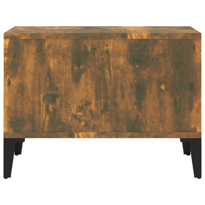 Coffee Table Smoked Oak 60x50x36.5 cm Engineered Wood
