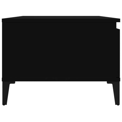 Coffee Table Black 90x50x36.5 cm Engineered Wood