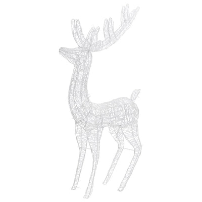 XXL Acrylic Christmas Reindeers 250 LED 3 pcs 180 cm Cold white