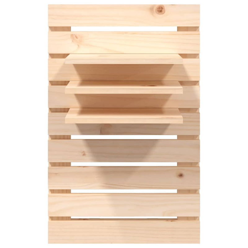 Wall-mounted Bedside Shelves 2 pcs Solid Wood Pine