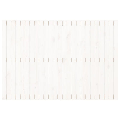 Wall Headboard White 159.5x3x110 cm Solid Wood Pine