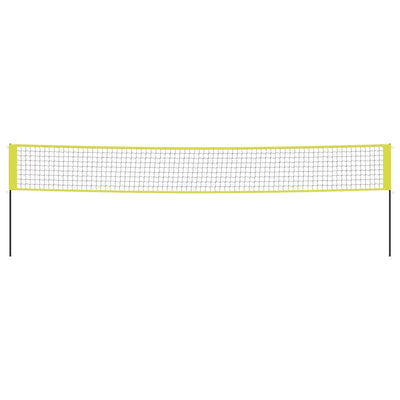 Volleyball Net Yellow and Black 823x244 cm PE Fabric