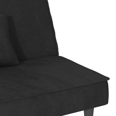 Sofa Bed Black Velvet