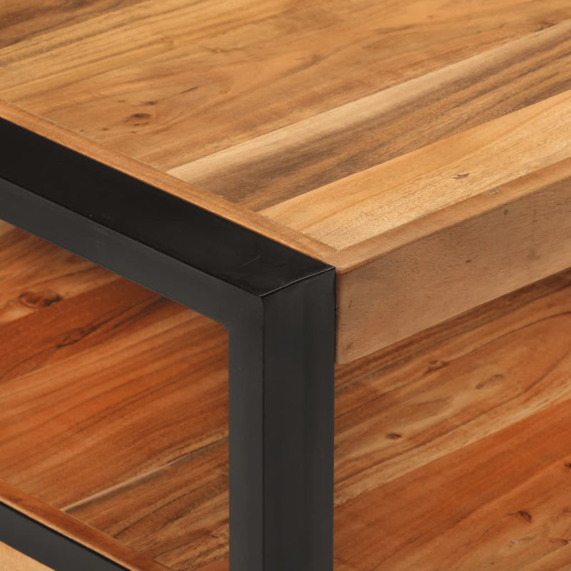 Coffee Table 120x55x40 cm Solid Wood Acacia