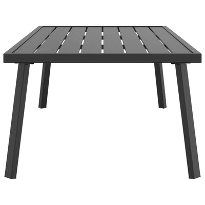 Garden Coffee Table Anthracite 110x55x35cm Steel