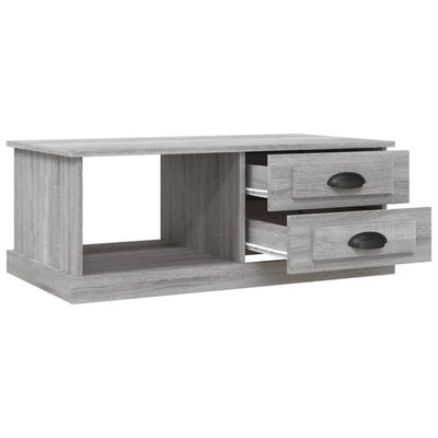 Coffee Table Grey Sonoma 90x50x35 cm Engineered Wood