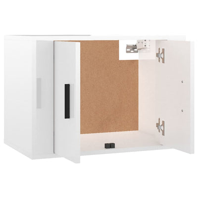 Wall-mounted TV Cabinets 3 pcs High Gloss White 57x34.5x40 cm