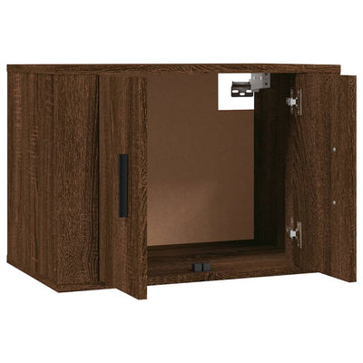 Wall-mounted TV Cabinets 3 pcs Brown Oak 57x34.5x40 cm