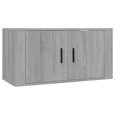 Wall-mounted TV Cabinets 3 pcs Grey Sonoma 80x34.5x40 cm